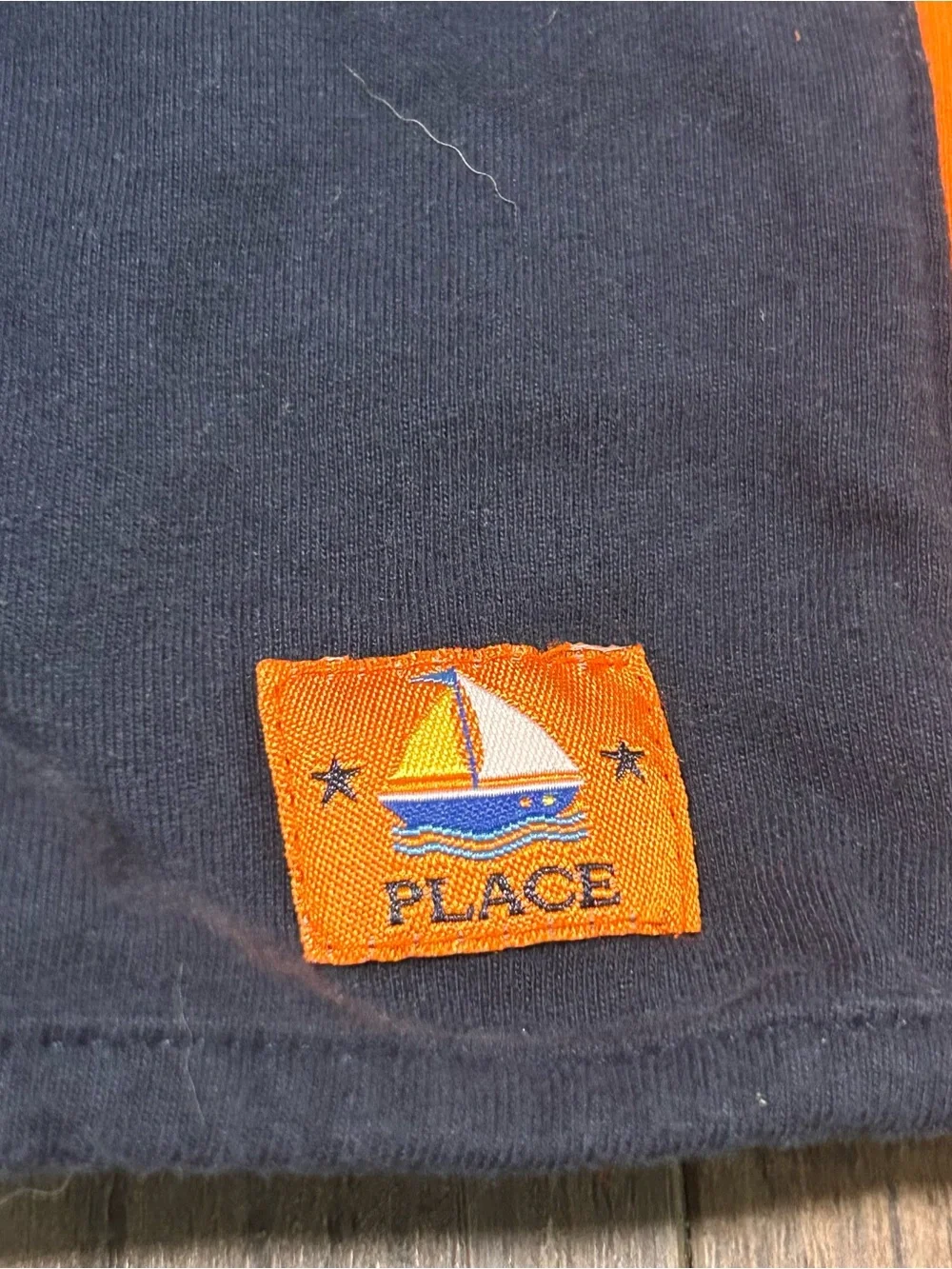 Vintage The Childrens Place Blue And Orange Romper 24 Months